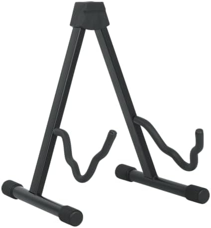 Rok-It Compact and Universal A-Frame Stand for Acoustic, Electric, or Bass Guitars; (RI-GTRAU)