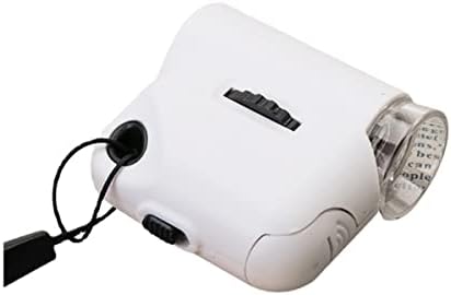 Microscope Accessories Kit - LED Light Microscope - TH-7004C - HD - White - Plastic - 55x Magnification