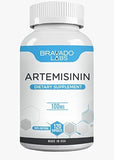Bravado Labs Artemisinin - Premium Sweet Wormwood (Artemisia Annua) Herb Extract Made in USA - 120 All Natural, Non GMO, Vegan Capsules (100mg)