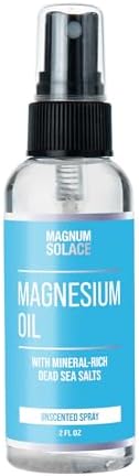 Magnesium Oil Spray - 100% Natural Magnesium Spray – Made with Dead Sea Salt, Stronger Than Magnesium Lotion and Magnesium Cream