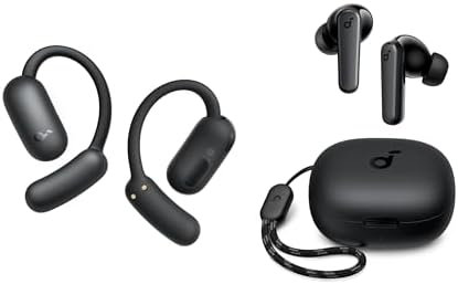 Soundcore AeroFit 2 by Anker Open-Ear Headphones with P20i, Adjustable Ear Hooks, Snug Fit, Rich Bass, Hi-Res Wireless Audio, 42H Playtime, Bluetooth 5.4, App Control, IP55, AI Clear Calls