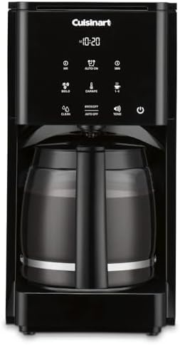 Cuisinart DCC-T20 14-Cup Programmable Coffeemaker Touchscreen, Black