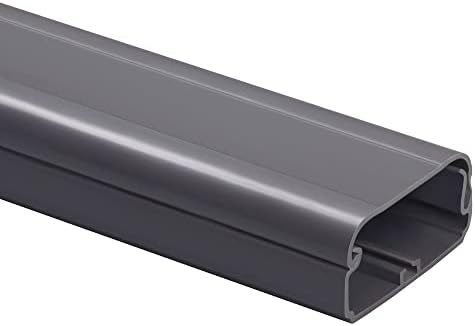 TV Cord Hider - 39in(3xL13in) Cord Covers for Wall Mounted TV Cable Hider Wall Kit | Wire Hiders for TV on Wall, Wire Covers for Cords, Cord Concealer Hide Cords, 1.5" W*0.75" H, Grey