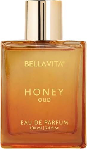Honey Oud Eau de Parfum (3.4 fl. oz.) | Patchouli, Vanilla, Bergamot, Floral & Spicy + Made with Clean & Vegan Essentials Oils + Cruelty Free | Long-Lasting Unisex Fragrance