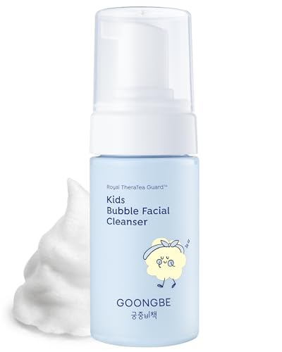 Kids' Bubble Facial Cleanser - Korean Kids Low pH Bubble Foam Face Wash - Gentle Cleansing & Hydrating with Panthenol and Amino Acids - Allergen Free Scent, 3.38 fl.oz.