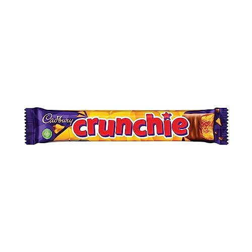 Cadbury Crunchie Chocolate Bar From England Case of 48 x 40g Bars, honeycomb, 67.2 Ounce, (Pack of 48)