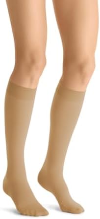JOBST Opaque SoftFit 15-20 mmHg Closed Toe Knee High Compression Stocking, Honey, X-Large