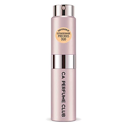 CA Perfume Impression of Van Cleef & A. Extraordinaire Precious Oud For Women Replica Version Fragrance Dupes Concentrated Long Lasting Eau de Parfum Spray Refillable Atomizer Bottle 0.27 Fl Oz/ 8ml