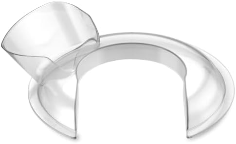 Pouring Shield for KitchenAid 4.5-5QT Tilt-Head Stand Mixers, Secure Fit Splatter Guard for KitchenAid Stainless Steel Bowl and Dishwasher Safe