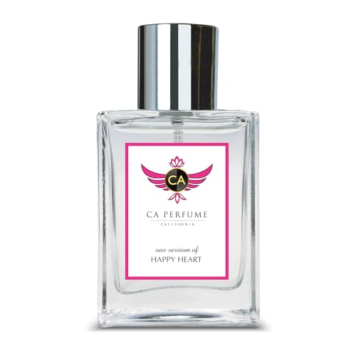 CA Perfume Impression of Clin Happy Heart For Women Replica Version Fragrance Dupes Concentrated Long Lasting Eau de Parfum Spray Refillable Atomizer Bottle 1.7 Fl Oz/50ml-X1