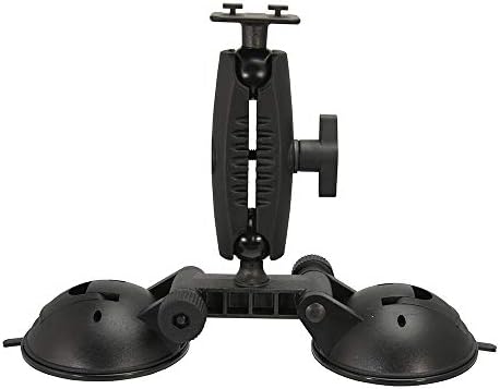 ARKON Mounts Robust Double Windshield Suction Mount – Dual-T Compatible