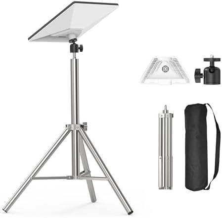 Starlink Mini Tripod Mount with 1/4" Screw Adapter, Stainless Steel Telescopic Stand, Adjustable Height & 360° Tilt, Universal Ball Head for Versatile Angle Adjustment. (mn03)