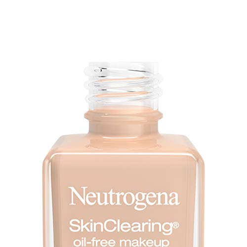 Neutrogena SkinClearing Oil-Free Makeup, Soft Beige 50, 1 Fl. Oz (Pack of 1)