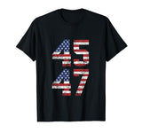 Trump 2024 Vintage T-Shirt - Classic Fit, Crew Neck, Black Adult