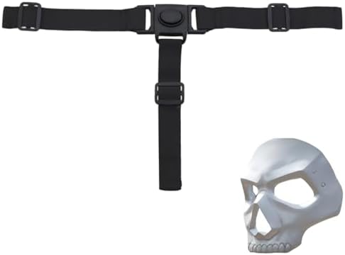 2 Pack Adjustable Mask Strap Kit Including Elastic Bands Sliders 3-Way Quick Release Buckle Face Mask Straps for Back of Head Cosplay