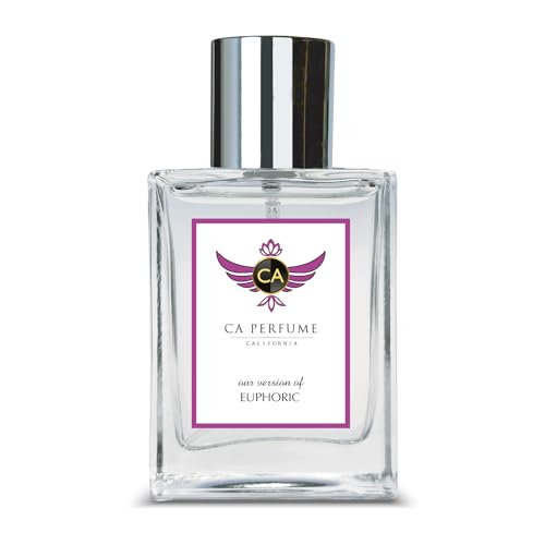 CA Perfume Impression of Calvin Euphoric For Women Replica Version Fragrance Dupes Concentrated Long Lasting Eau de Parfum Spray Refillable Atomizer Bottle 1.7 Fl Oz/50ml-X1