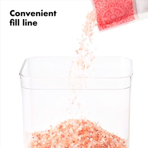 OXO Good Grips POP Container - Airtight Food Storage - Big Square Medium 4.4 Qt Ideal for 5lbs of flour or sugar