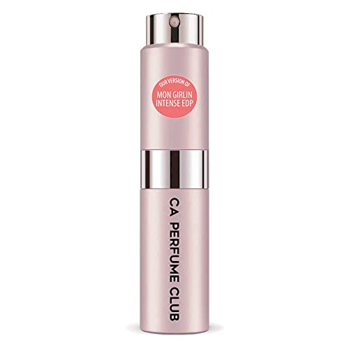 CA Perfume Impression of Mon Girlin Intense EDP For Women Replica Version Fragrance Dupes Concentrated Long Lasting Eau de Parfum Spray Refillable Atomizer Bottle 0.27 Fl Oz-X1