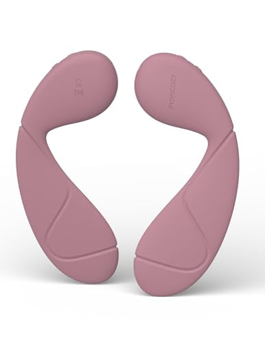 Momcozy Hands-Free Lactation Massager, 2 Pack, Maximum Heat & Vibration Area for Faster Milk Flow, Full Fit Breast Massager for Easier Breastfeeding, Pumping