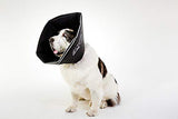 All Four Paws Comfy Cone Pet Cone for Dogs, Cats, XX-Large, Black - Comfortable Soft Dog Cone Collar Alternative for After Surgery, Wound Care, Spay, Neuter - Dog and Cat Recovery Collar