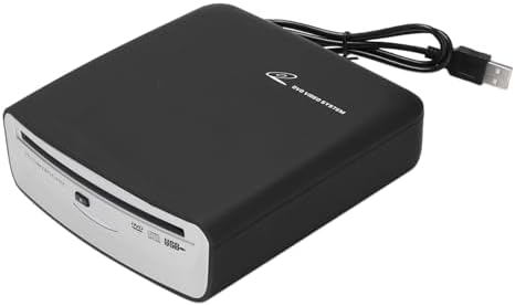 USB External Car Universal Connection Portable CD Player for Car Android Navigation/TV/Laptops Desktops with USB Port Plug and Play (Android Version 4.4 and Above)