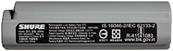 Shure GLX-D+ Dual Band SB904 Lithium-Ion Rechargeable Battery with up to 12 Hours of Runtime, Compatible with GLXD+ Digital Wireless Systems (GLXD1+ Bodypacks and GLXD2+ Handheld Transmitters)