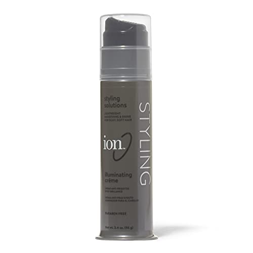 ION Illuminating Creme, Lightweight Styling, Anti-Frizz, Detangling, Paraben free