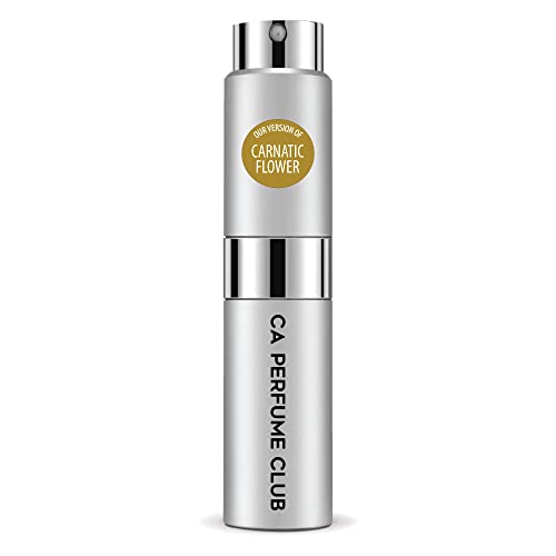 CA Perfume Impression of F Malle Carnatic Flower For Women & Men Replica Version Fragrance Dupes Concentrated Long Lasting Eau de Parfum Spray Refillable Atomizer Bottle 0.27 Fl Oz/8ml-X1