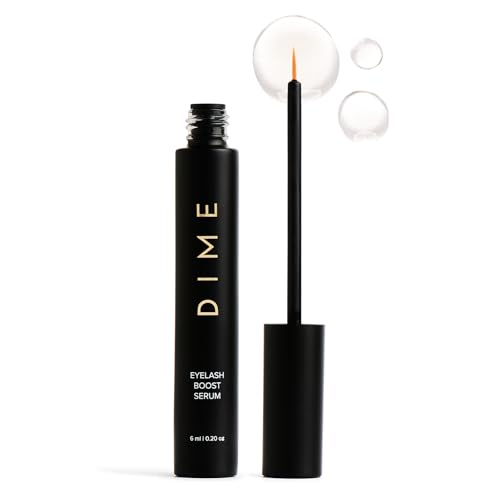 DIME Beauty Eyelash Boost Serum, Eyelash Growth Serum for Healthier, Longer, Thicker Eyelashes, 0.20 oz / 6 ml
