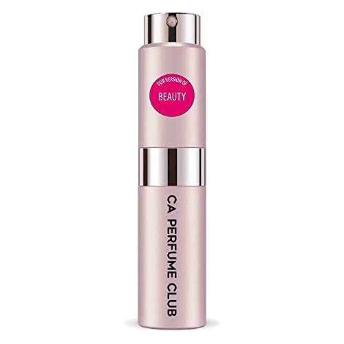 CA Perfume Impression of Calvin K. Beauty For Women Replica Version Fragrance Dupes Concentrated Long Lasting Eau de Parfum Spray Refillable Atomizer Bottle 0.27 Fl Oz/ 8ml