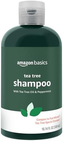 Amazon Basics Tea Tree Shampoo, 10.14 Fl Oz, Pack of 1