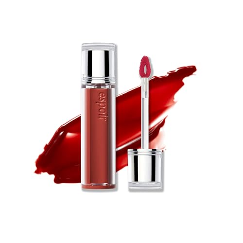 Espoir Couture Lip Tint Glaze #6 Brulee 0.14oz | Volumizing Lip Stain with Syrupy Shine | Long-Lasting & Vibrant Color for Radiant Lip Look | Moisturizing & Glossy Lip Tint | Korean Lip Makeup
