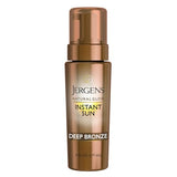 Jergens Natural Glow Instant Sun Body Mousse, Self Tanner for Deep Bronze Tan, Sunless Tanning Body Bronzer, Natural Looking Fake Tan, 6 Oz