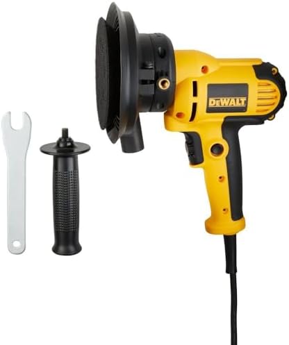DEWALT Rotary Sander, Variable Speed, Dust Shroud, 5-Inch (DWE6401DS)