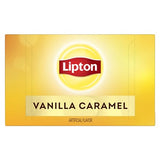 Lipton Black Tea Vanilla Caramel, Pyramid Tea Bags, Flavored Teabags for a Refreshing Cup of Tea, 80 Total Tea Bags (20ct - Pack of 4)