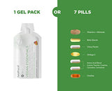 Healthycell Vegan Essentials - Liquid Multivitamin Supplement for Brain, Heart, Immunity, Energy, Skin and Hair Support - Vegan Multivitamin for Women & Men - Maximum Absorption - 30 Gel Packs