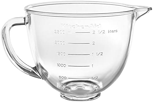 KitchenAid 3.5 Quart Tilt-Head Glass Bowl - KSM35GB, Clear