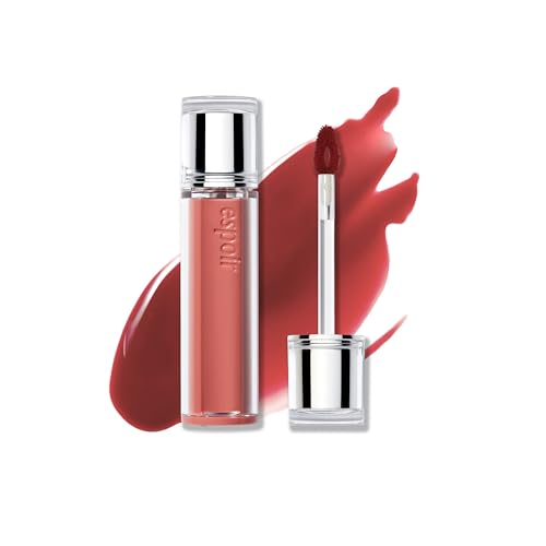 Espoir Couture Lip Tint Glaze #10 Under Mauve 0.14oz | Volumizing Lip Stain with Syrupy Shine | Long-Lasting & Vibrant Color for Radiant Lip Look | Moisturizing & Glossy Lip Tint | Korean Lip Makeup