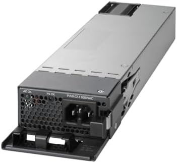 Cisco PWR-C1-1100WAC-P Catalyst 9300 1100W AC Platinum Power Supply (Renewed)