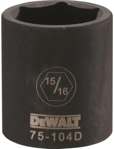 DEWALT DWMT75104OSP 6 Point 1/2" Drive Impact Socket 15/16" SAE