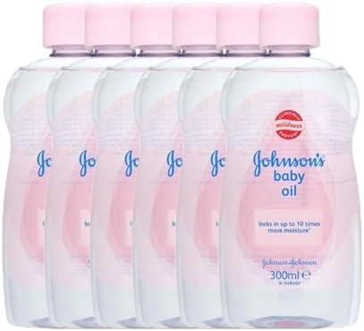 Johnson's Baby Oil 200 ml (Pack of 6)