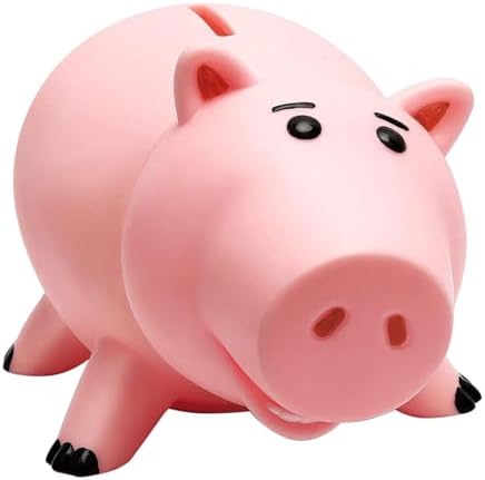 Piggy Bank, Cute Plastic Coin Bank for Boys and Girls, Unbreakable Pig Money Bank for Kids Gift (Pink)