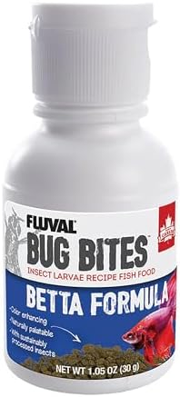 Fluval Bug Bites Betta Fish Food, Granules for Small to Medium Sized Fish, 1.05 Oz.