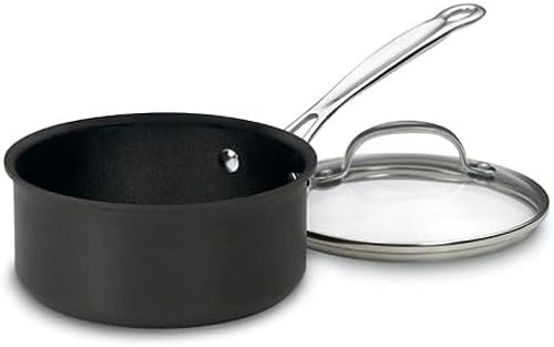 Cuisinart 619-18 Nonstick-Hard-Anodized, 2-Quart, Saucepan w/Cover