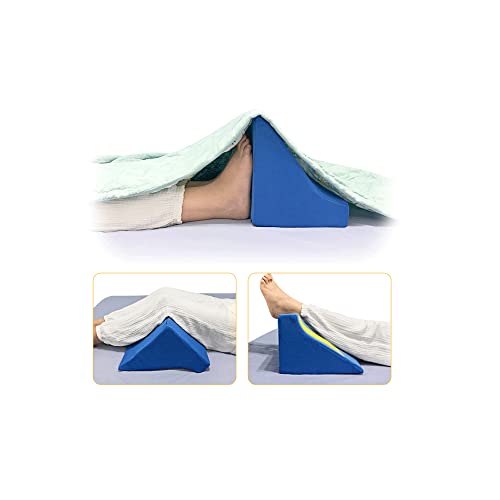 Mistuki Blanket Lifter for Feet Bed Sheet Raiser Foot Block Pillow Cradle Tent Sleep Support Supplies Holder Foam Wedge for Toes Pain Leg Knee Ankle Post Surgery Recovery Hospital Assistance Device