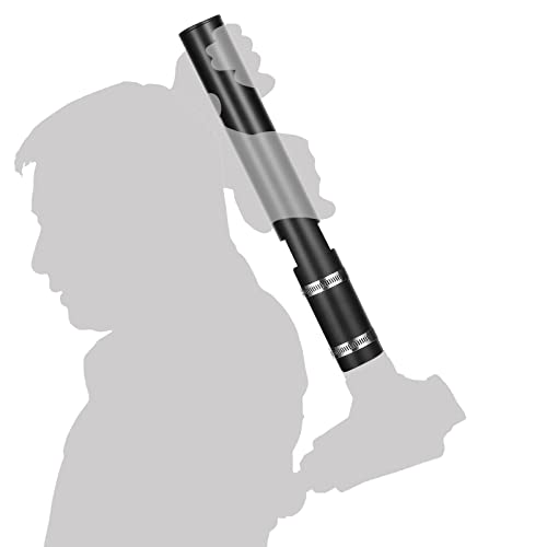 Grichril Back Massage Gun Extension Holder Handle Hand Mount Arm Rod Hilt for Self-Massage Back Tissue with Massager Gun