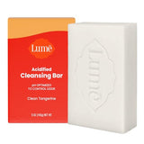 Lume Acidified Body Cleansing Bar - 24 Hour Odor Control - Removes Odor Better than Soap - Moisturizing Formula - Formulated Without SLS orParabens - OB/GYN Developed - 8.5 ounce (Clean Tangerine)