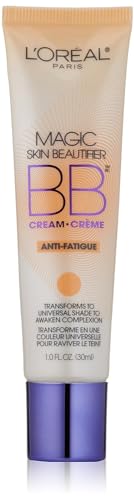 L'OREAL Paris Makeup Magic Skin Beautifier BB Cream Tinted Moisturizer, Anti-Fatigue, 1 fl oz, 1 Count