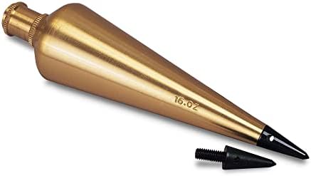 STANLEY Plumb Bob, Brass, 16-Oz (47-974)