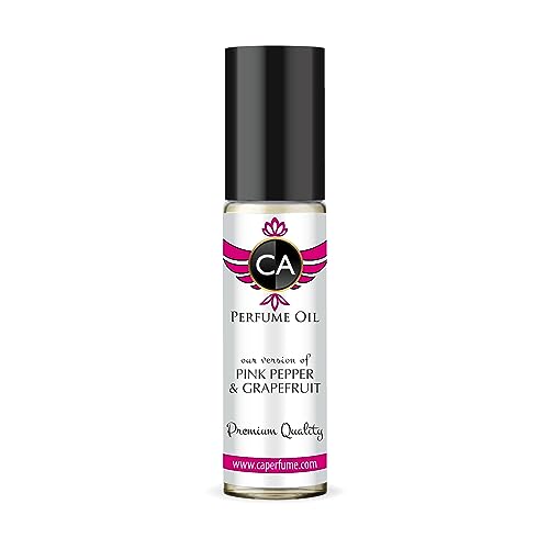 CA Perfume Impression of Acqua Calonia Pink Pepper & Grapefruit For Women & Men Replica Fragrance Body Oil Dupes Alcohol-Free Grand Quality Travel Size Long Lasting Roll-On 0.3 Fl Oz/10ml